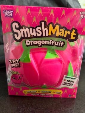 Smushmart crazy fun Dragonfruit Squishy Toy - Pink